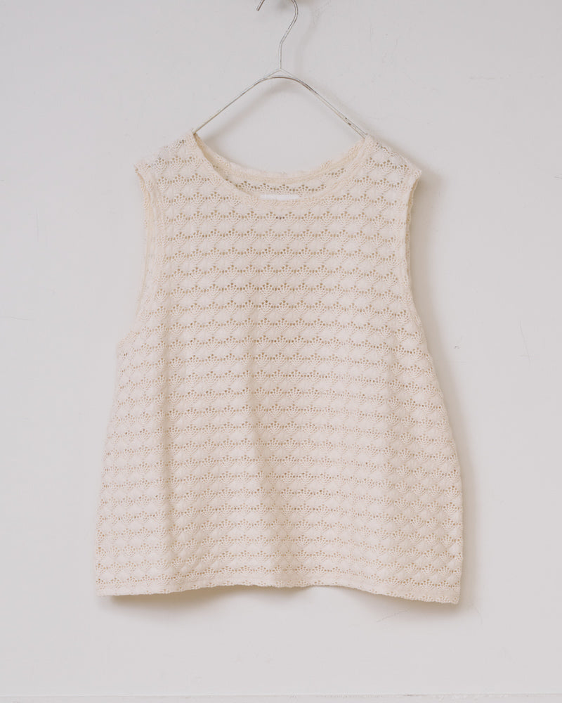 【予約】S/S R283 SMALL SHELL SLEEVELESS PULLOVER（2月中旬 ～ 2月末）