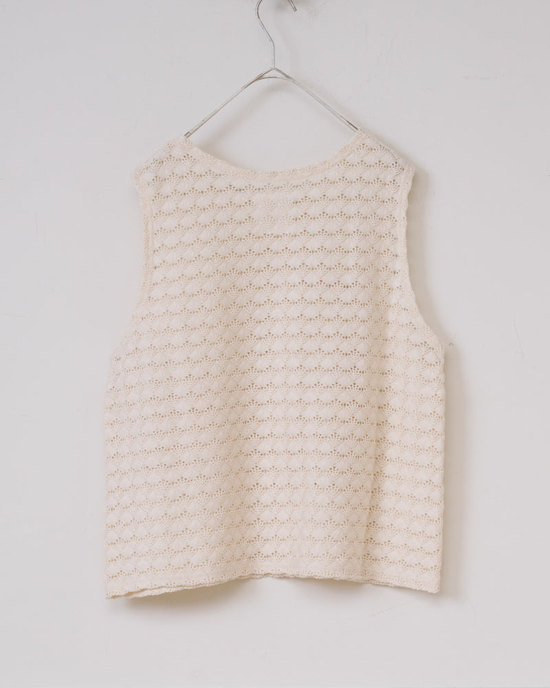 【予約】S/S R283 SMALL SHELL SLEEVELESS PULLOVER（2月中旬 ～ 2月末）