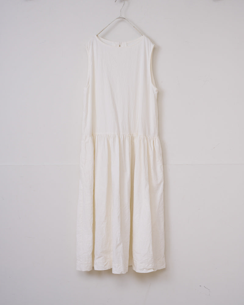 【予約】S/S R287 SLEEVELESS CANVAS ONE PIECE（3月初旬 ～ 3月中旬）