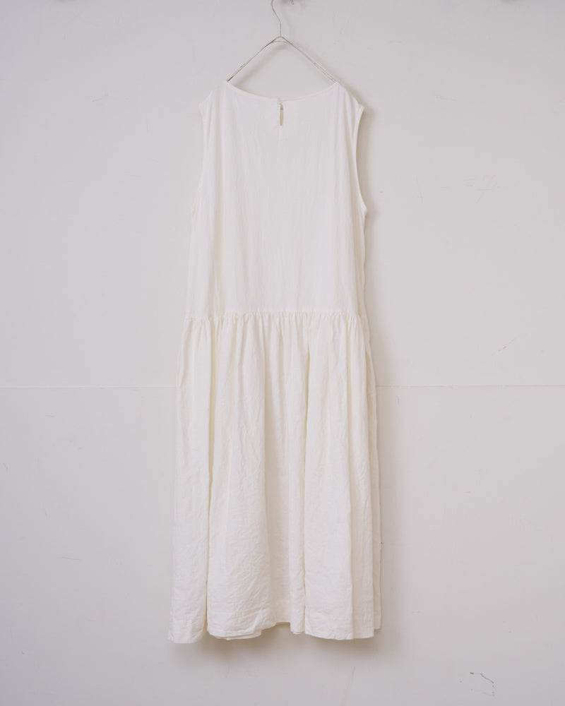 【予約】S/S R287 SLEEVELESS CANVAS ONE PIECE（3月初旬 ～ 3月中旬）