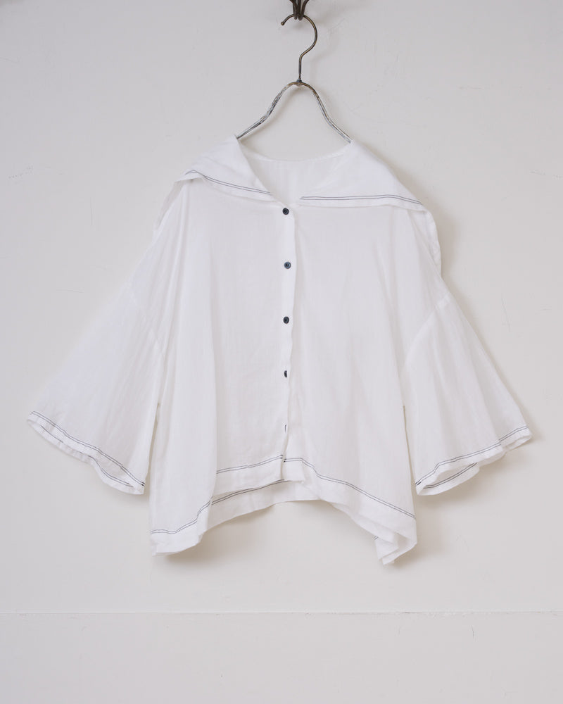 【予約】S/S R295 GRAND SAILOR COLLAR BLOUSE（4月初旬 ～ 4月中旬）