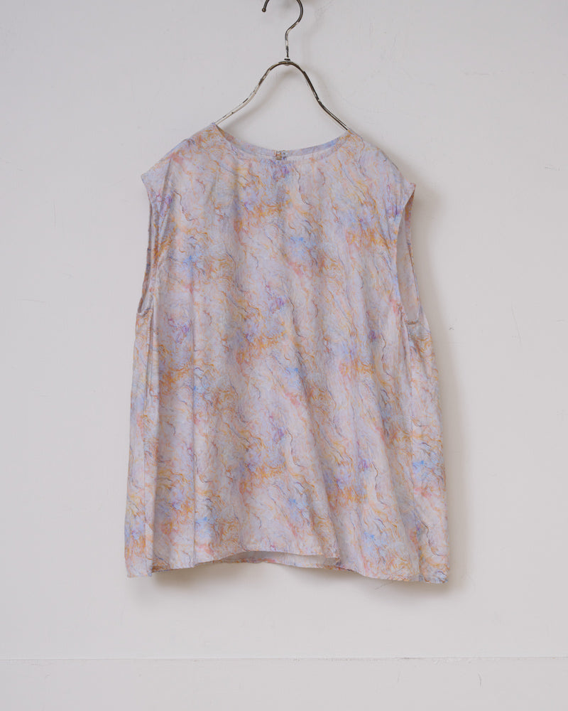 【予約】S/S R302 MARBLE PATTERN SLEEVELESS PULLOVER（5月初旬 ～ 5月中旬）