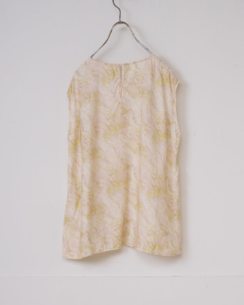 【予約】S/S R302 MARBLE PATTERN SLEEVELESS PULLOVER（5月初旬 ～ 5月中旬）